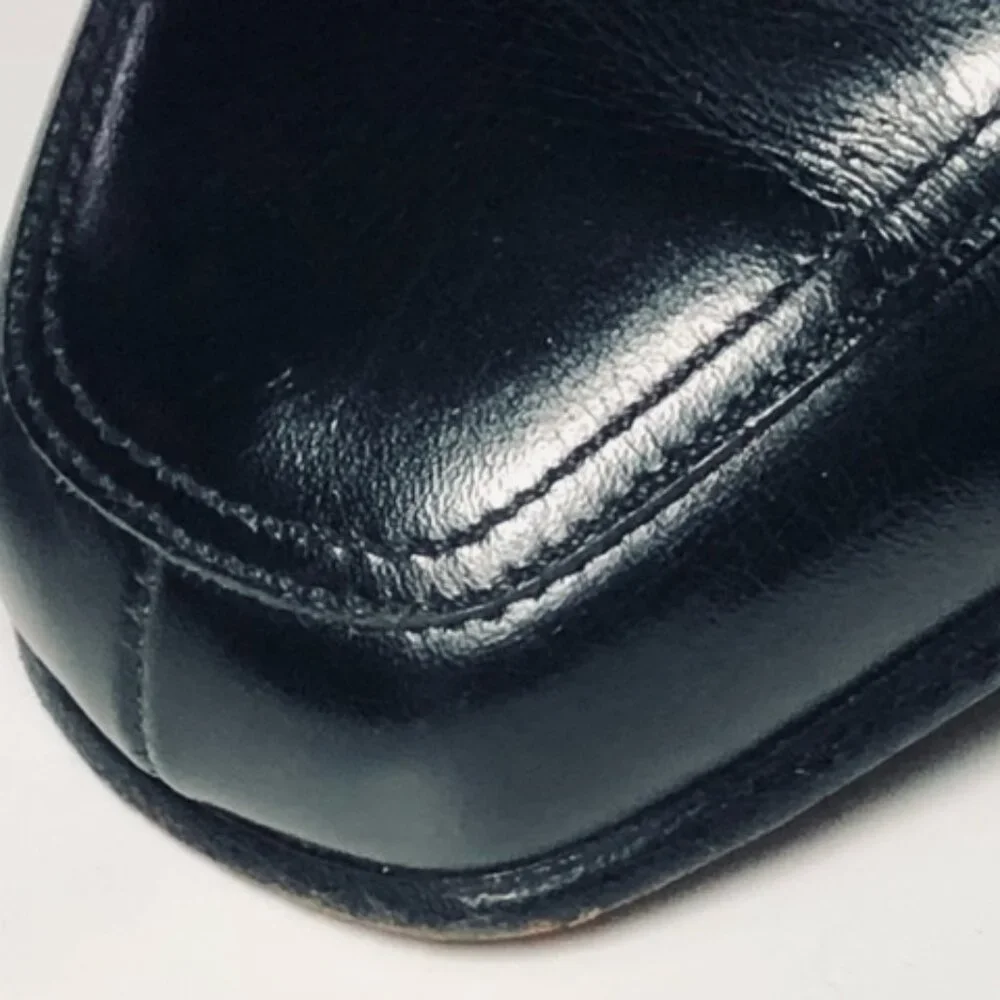 Rare Find Hand Numbered Black Swiss Bally Lancer 626 Loafers Look New ! Size 9M - Picture 9 of 9